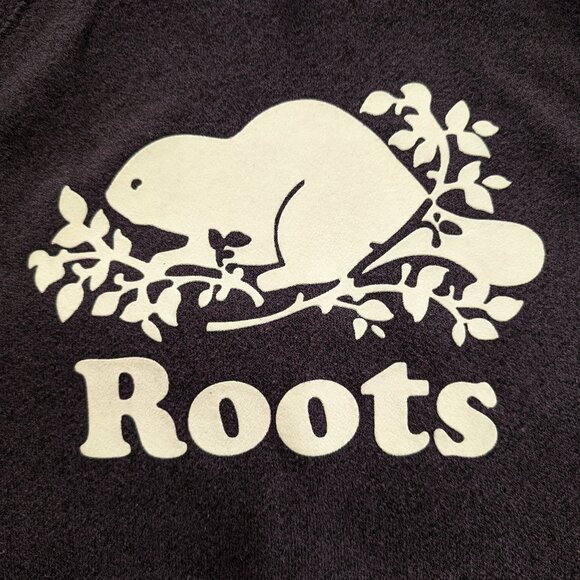 Roots Cooper Kanga sweatshirt hoodie purple size XS - Picture 12 of 16